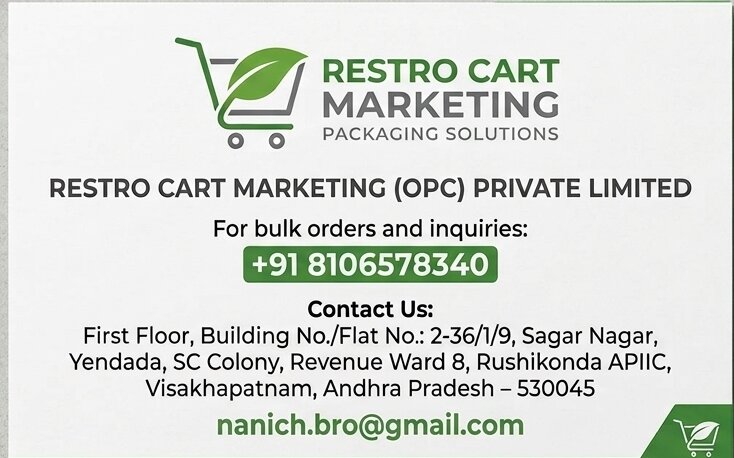 Restro Cart Official Visiting Card